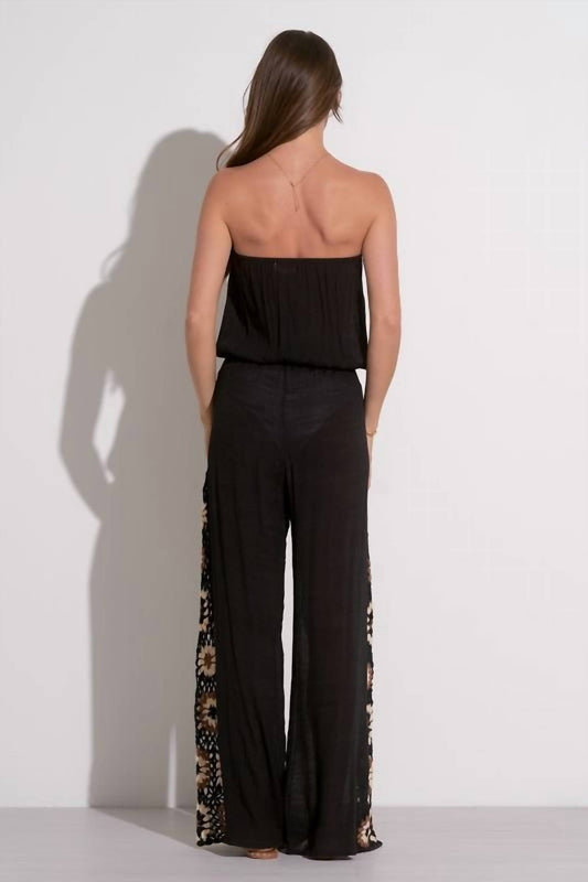 Elan - Panama Wide Leg Jumpsuit