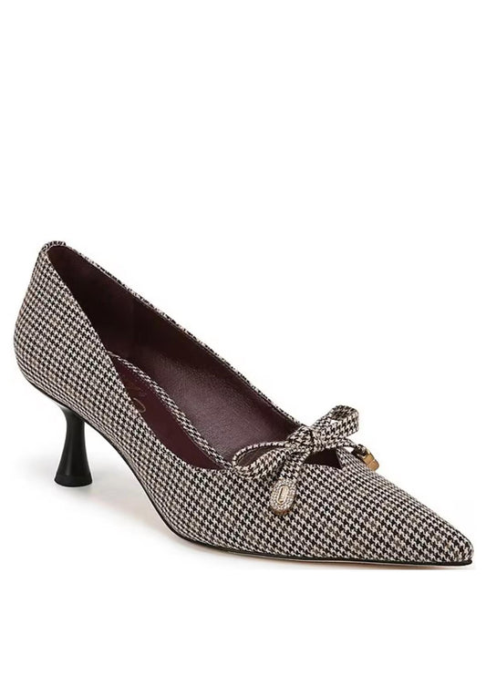 Circus By Sam Edelman - Women's Fleur Houndstooth Kitten Heel Dress Pumps