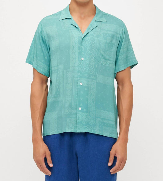 Bather - Tonal Bandana Camp Shirt