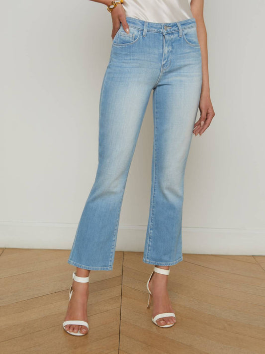 L'Agence - Tati High Waist Crop Micro Bootcut Jeans