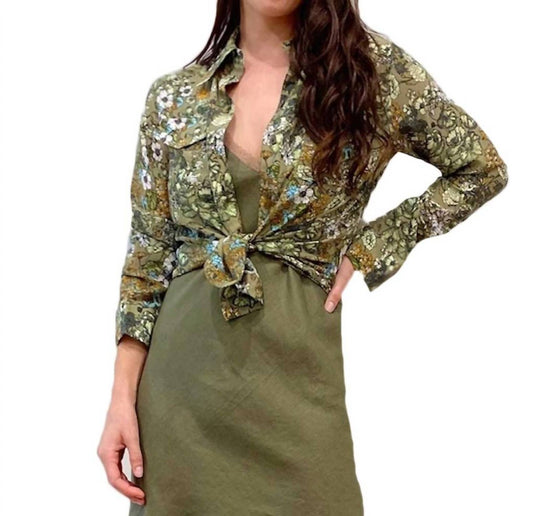 Gold Hawk - Tropical Pocket Blouse