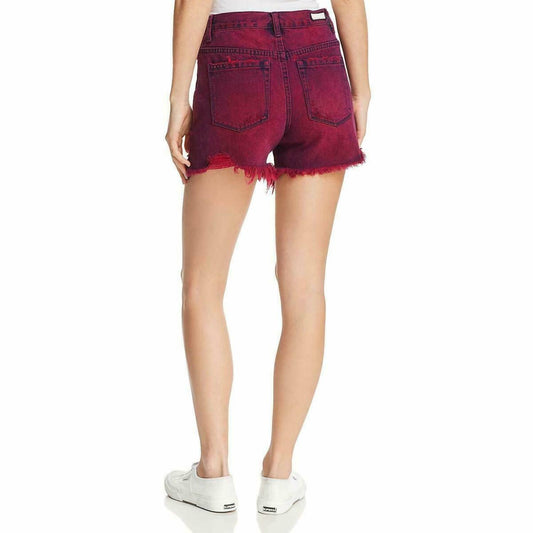 Blanknyc - High Waist Denim Cutoff Shorts