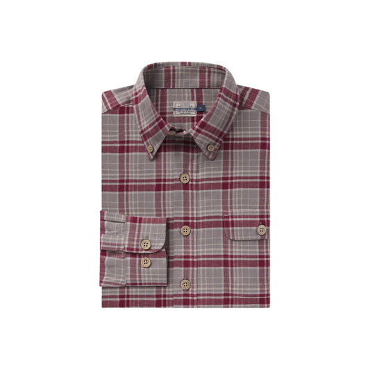 Southern Marsh - Dewitt Plaid Flannel Button Down