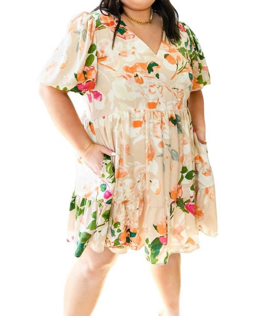 Entro - Delightful Surprise Floral Dress