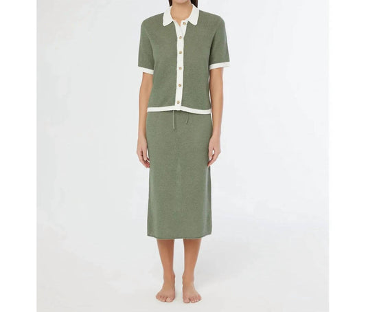 Onia - Linen Knit Button Up Shirt