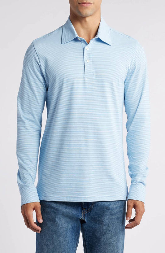 Faherty - Movement Long-sleeve Pique Polo