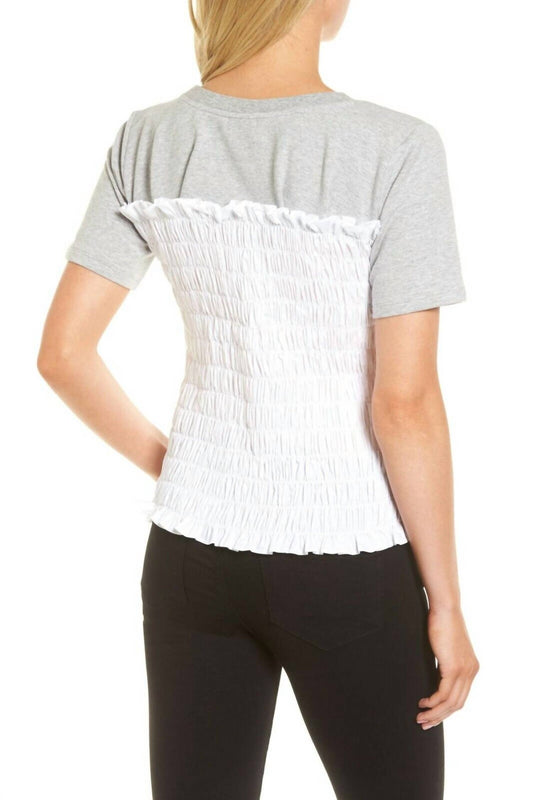 Chelsea28 - Heather Short Sleeve Ruched Top