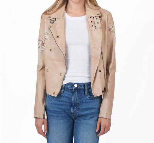 Harley Floral Leather Jacket