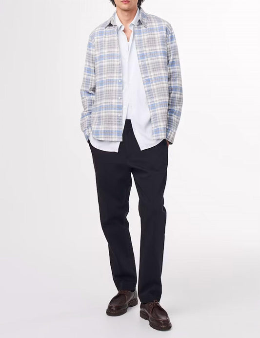 Nn07 - Arne Plaid Button Shirt