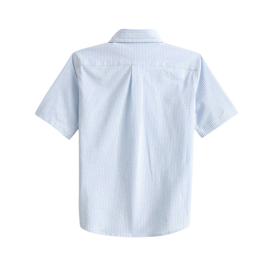 Southern Tide - Boys Folly Field Short Sleeve Seersucker Sportshirt