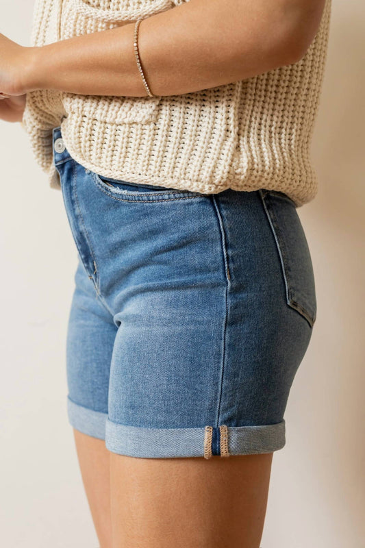 Lovervet - High Rise Denim Shorts