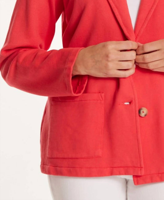 Mododoc - French Terry Knit Blazer