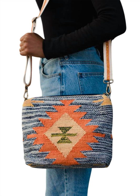 Panache Apparel - Women's Western Aztec Cotton Crossbody Bag