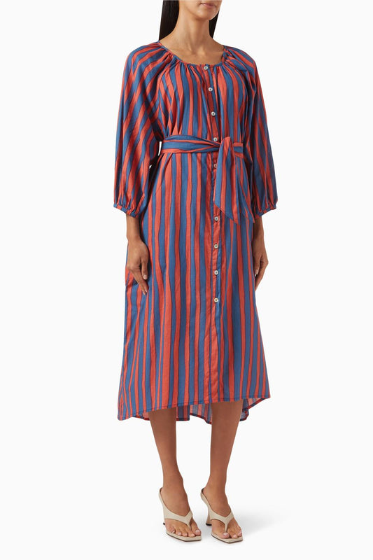 Natalie Martin - Alex Midi Dress With Sash