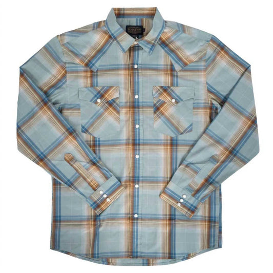 Pendleton - Men's Frontier Plaid Pearl Snap Shirt
