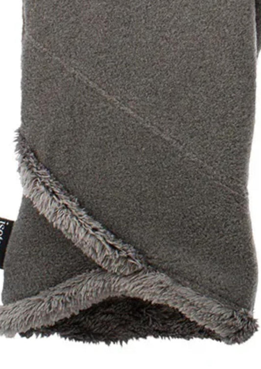Isotoner - Women's Smartdri Fleece Gloves With Overlap Wrist