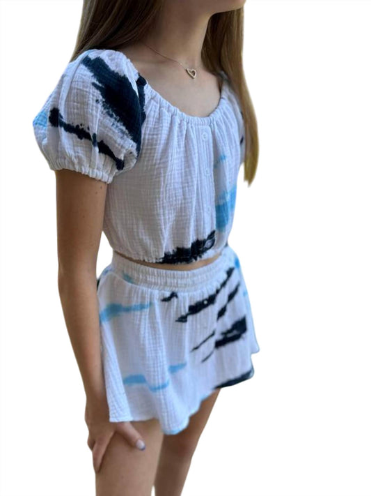 Flowers By Zoe - Girls Tie Dyed Skort