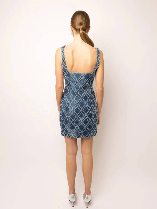 Amylynn - Angelica Denim Shift Dress