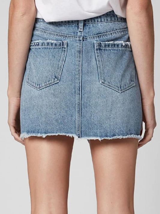 Blanknyc - Side By Side Asymmetrical Mini Skirt