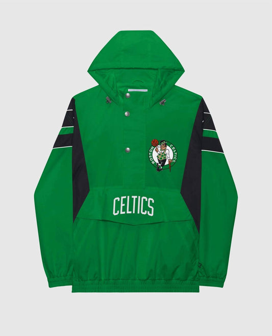 Starter - Men's Boston Celtics Home Team Half-zip Jacket