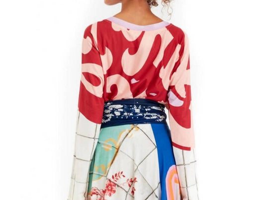 Ipng - Art Of Fashion Scoop Neck Top