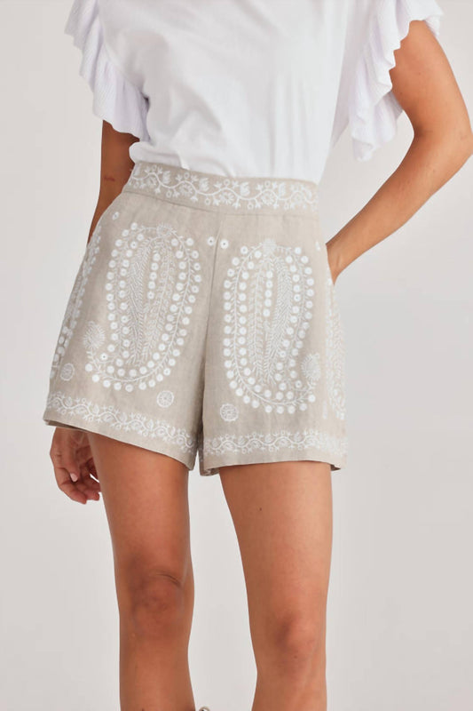 Talisman - Johari Embroidery Short