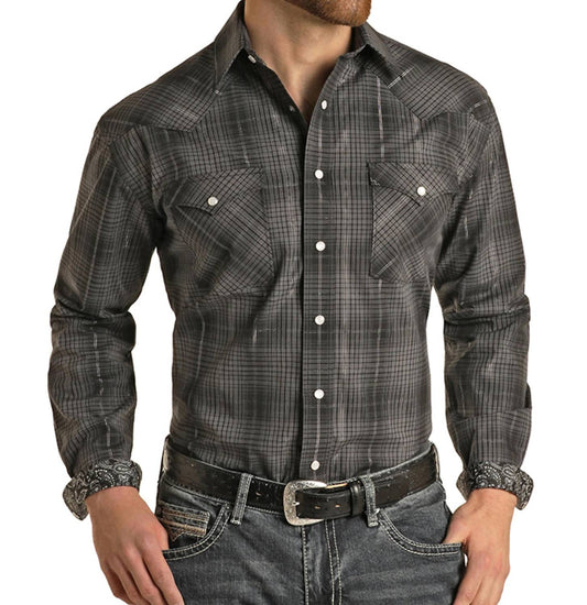 Panhandle - Snap Plaid Shirt