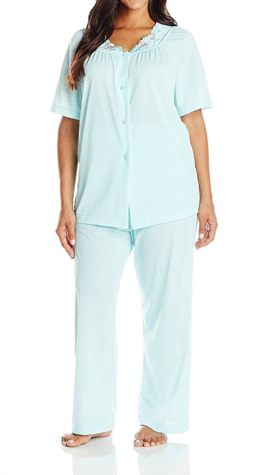 Shadowline Lingerie - Women's Petals Short Sleeve Pajama