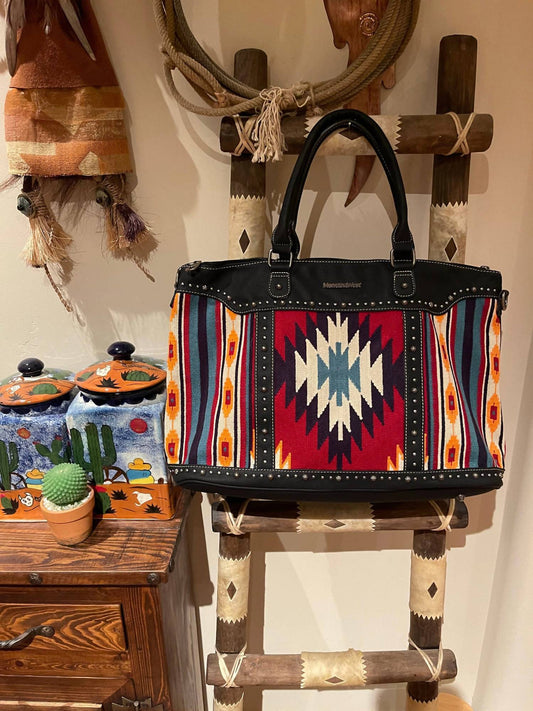 Montana West - Southwest Aztec weekender Bag