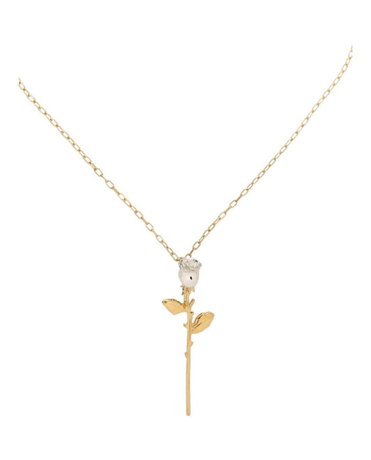 Ambush - Women's Rose Charm Necklace