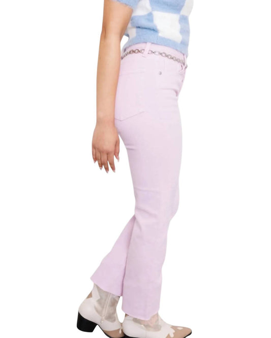 Just Black Denim - Cut Off Cropped Straight Leg Jeans