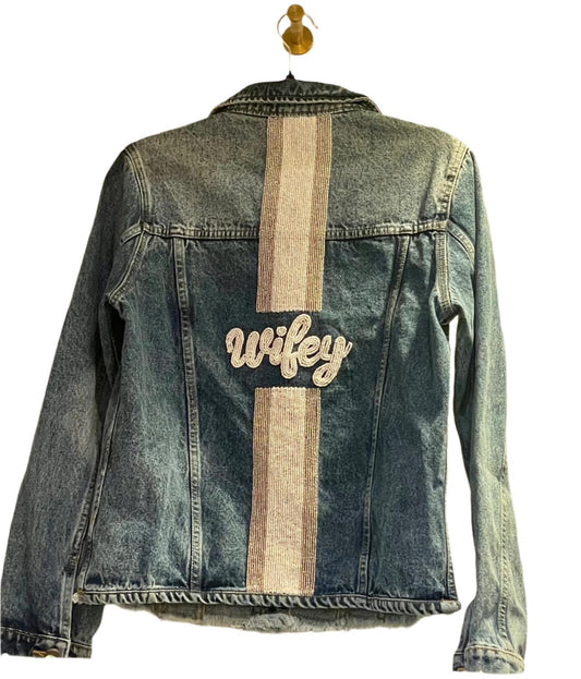 Tiana - Women Wifey Denim Jacket