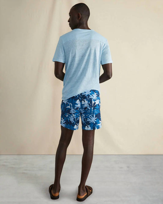 MEN ELASTIC CALDER 6" SWIM TRUNKS