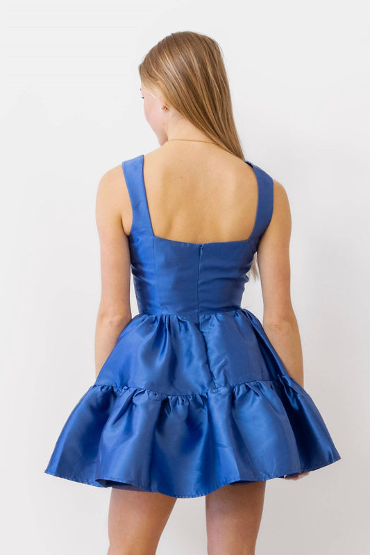 Elliatt - Oleander Squareneck Fit & Flare Dress