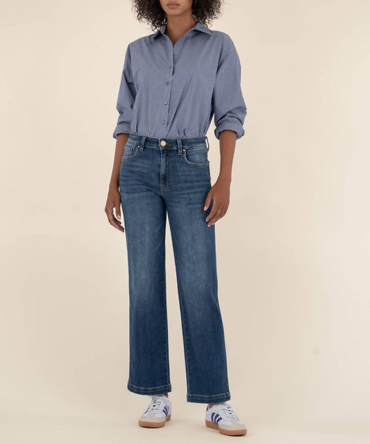 Kut From The Kloth - Pattie Denim High Rise Straight Leg Jeans