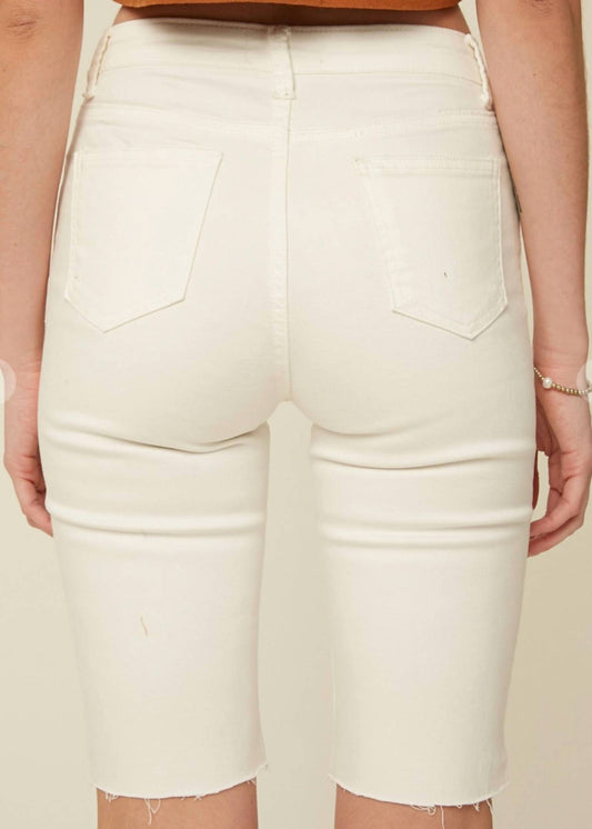 Listicle - Amalfi Stretch Denim Shorts