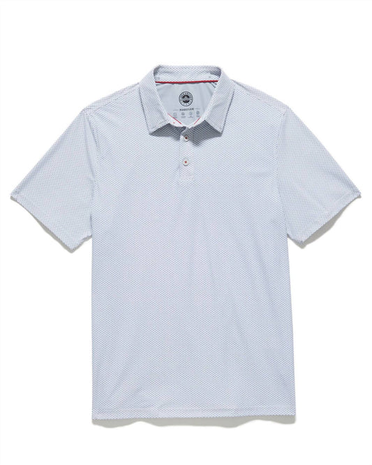 Flags & Anthem - Bloomington Short Sleeve Dot Print Performance Polo