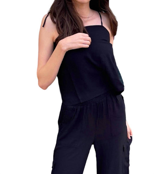 Bobi - Square Neck Tie Cami Top