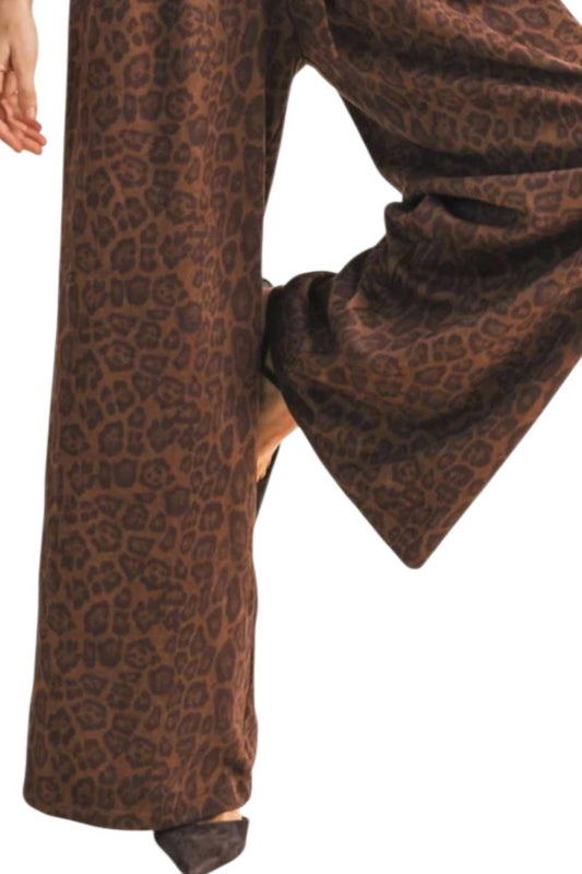 Klesis - Leopard Suede Jumpsuit