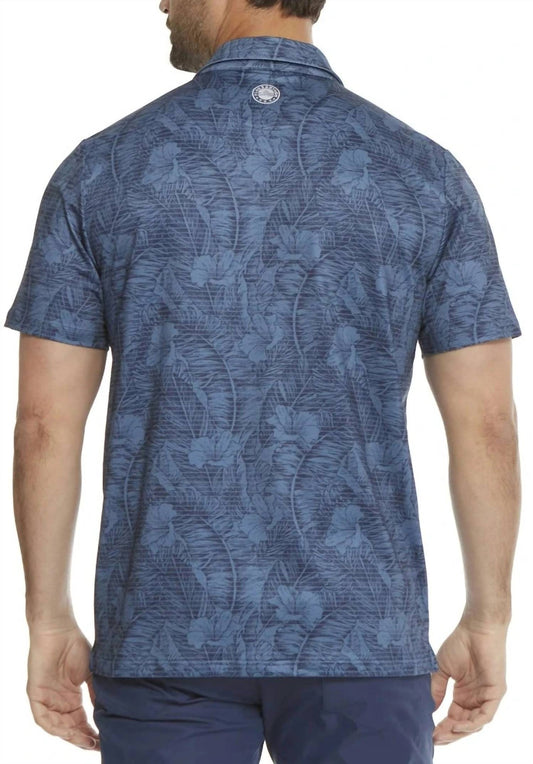 Flags & Anthem - Montauk Botanical Print Polo