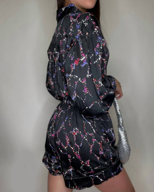 Elan - Cassie Long Sleeve Romper