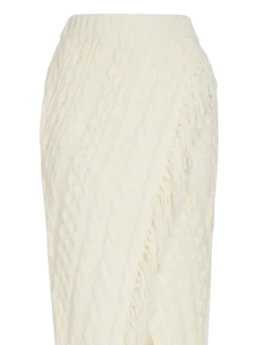 Something Navy - Women's Cableknit Sweater Skirt