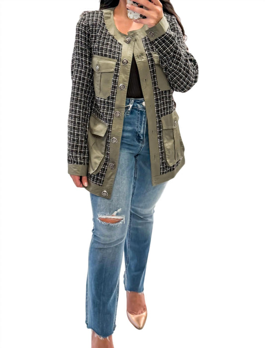 Lalavon - Fall Into Me Tweed Jacket