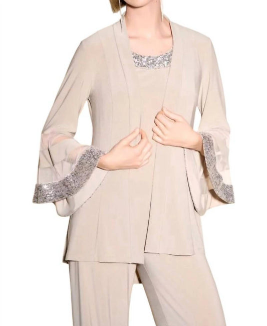 Joseph Ribkoff - Flared Top with Mesh Inserts