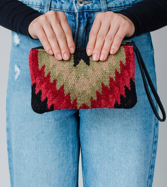 Panache Apparel - Women's Aztec Western Southwest Wristlet Clutch