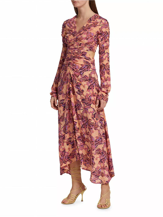 Mona Cut Out Back Maxi Floral Dress