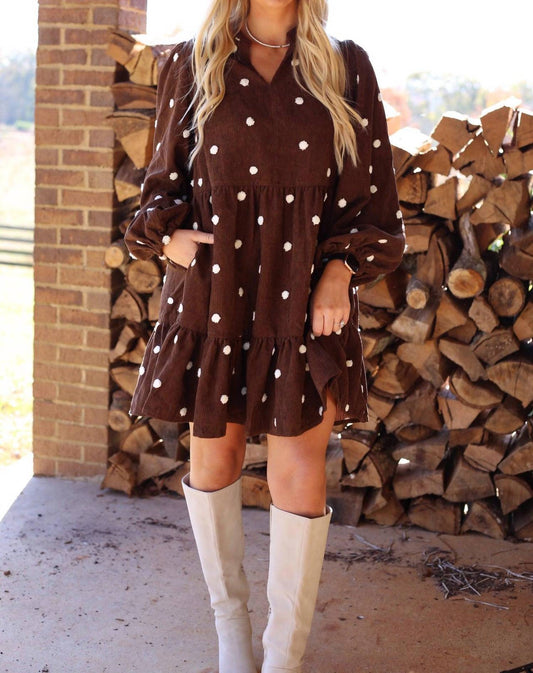Anniewear - Penny Polka Dot Mini Dress