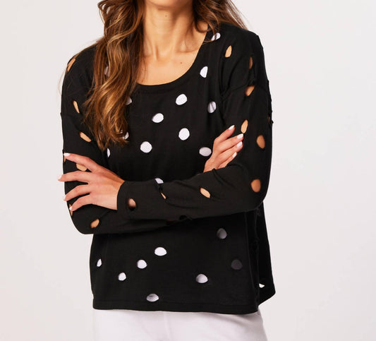 French Kyss - Scoop Hole Sweater