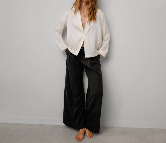 Lunya - Washable Silk Button Up Long Sleeve Shirt