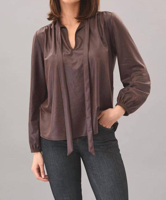 Lola & Sophie - Zoe Leatherette Top